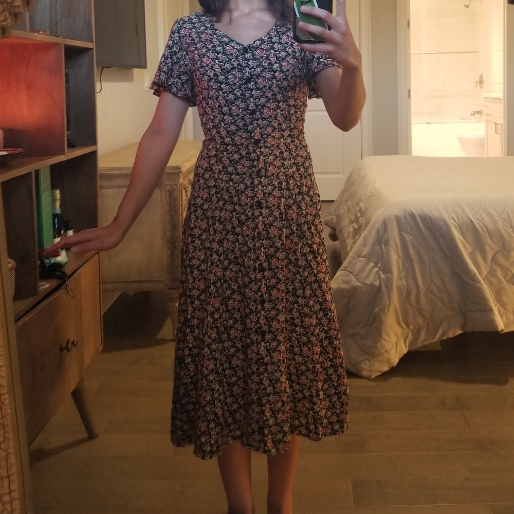 Vintage Floral Dress